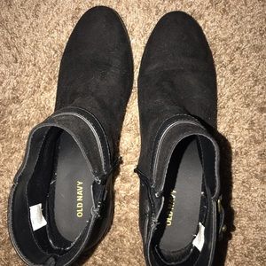 Black Old Navy Ankle Boots